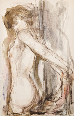 Nudo di donna (tecnica mista, 1987)