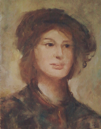 Ritratto (olio su tavola, 1969)